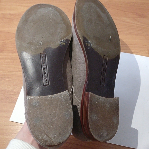 Banana Republic suede gray Oxford shoes - Picture 7 of 7